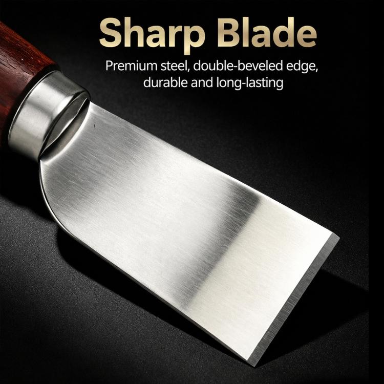 Solid Wood Handle Stainless Steel Leather Cutter Cutting Tool, Cutter Cutting Tool