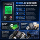 Digital fishing reel controller with green LCD, sensor panel, and display functions