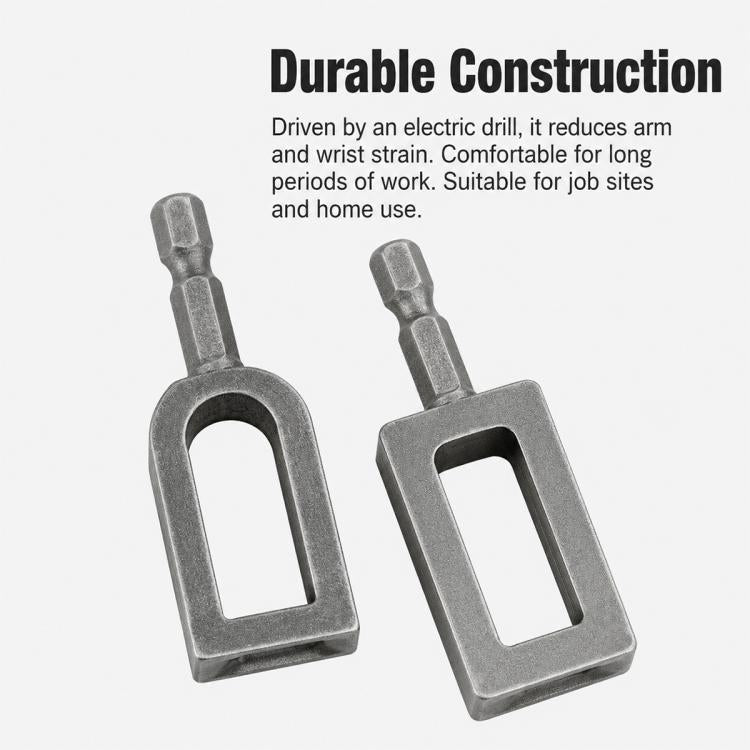 Hexagonal Electric Drill Wire Knotting Tool, No. 9, No. 11