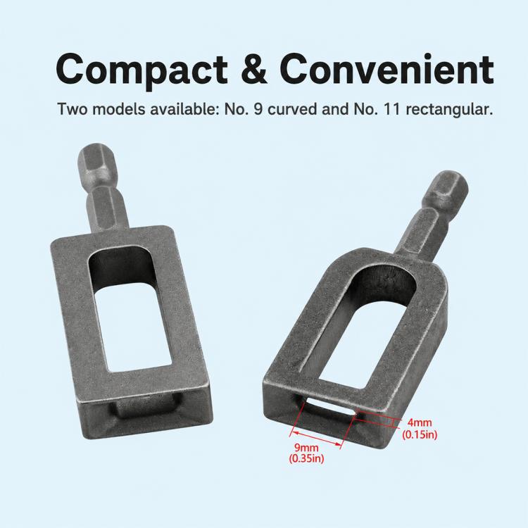 Hexagonal Electric Drill Wire Knotting Tool, No. 9, No. 11