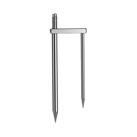 Detachable Umbrella Ground Stake Anti-Wind Peg with 12mm Universal Thread Interface, Chrome-Plated 23cm 2-Prong, Chrome-Plated 23cm 3-Prong, Chrome-Plated 30cm 2-Prong, Chrome-Plated 30cm 3-Prong, Stainless Steel 23cm 2-Prong, Stainless Steel 23cm 3-Pr...