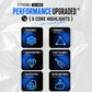 Blue and white performance highlight packaging bag for umbrella ground stakes