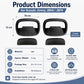 Car Door Handle Cover for JIMNY JB64 / JB74 2pcs, Front Inside Door