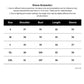Size chart for satin pointed-collar long-sleeve blouse (shoulder, bust, length, sleeve)