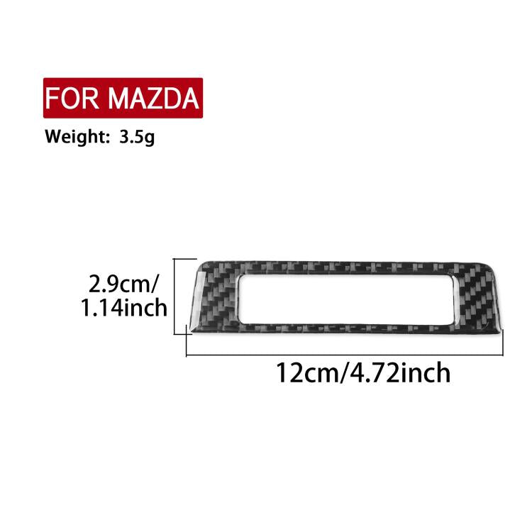 For Mazda CX-50 2022-2024 Car Headlight Switch Panel Carbon Fiber Sticker, Headlight Switch Panel