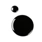 Car multimedia knob stickers: glossy black round pad with small matching cap
