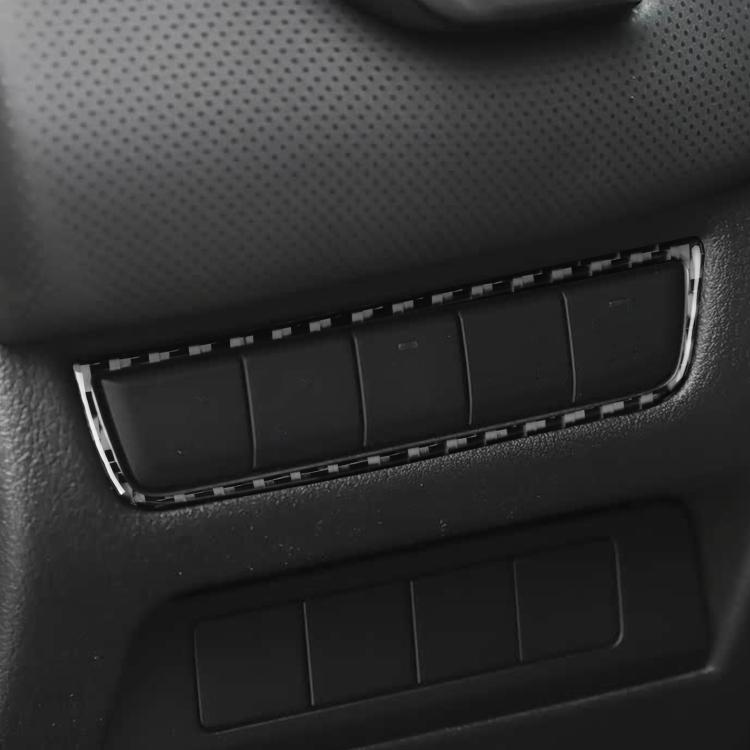 For Mazda CX-50 2022-2024 Car Parking Sensor Switch Panel Carbon Fiber Sticker, Parking Sensor Switch Panel