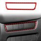 For Mazda CX-50 2022-2024 Car Parking Sensor Switch Panel Carbon Fiber Sticker, Parking Sensor Switch Panel