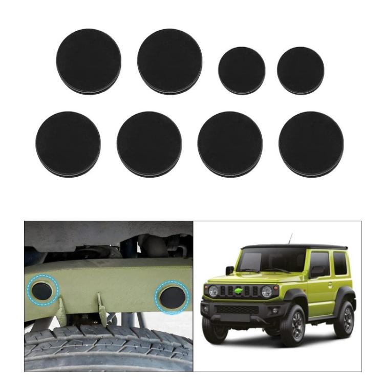 For JIMNY JB64 / JB74 Car Dust Plug Protective Cover 8PCS, Dust Plug Protective Cover