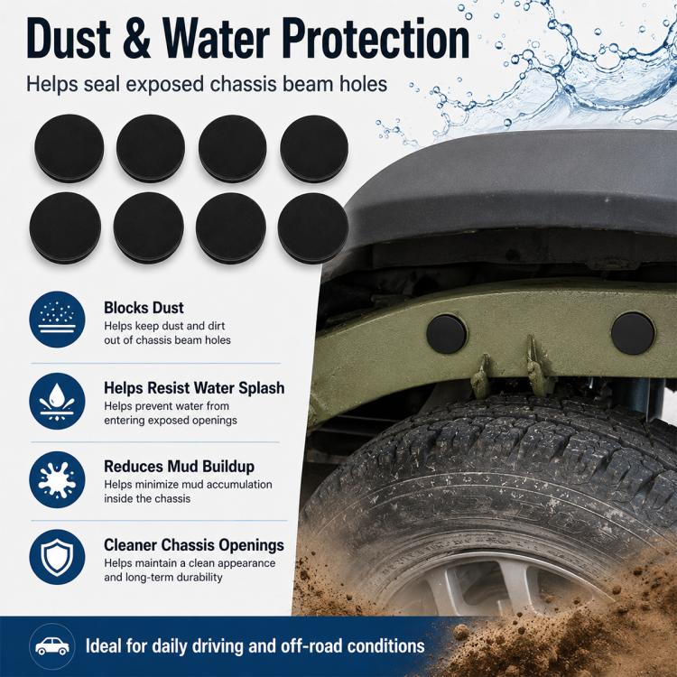 For JIMNY JB64 / JB74 Car Dust Plug Protective Cover 8PCS, Dust Plug Protective Cover