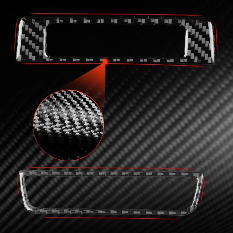 For Mazda CX-50 2022-2024 2pcs/Set Car Headlight Switch Panel Carbon Fiber Sticker, 2pcs/Set Headlight Switch Panel