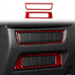 For Mazda CX-50 2022-2024 2pcs/Set Car Headlight Switch Panel Carbon Fiber Sticker, 2pcs/Set Headlight Switch Panel