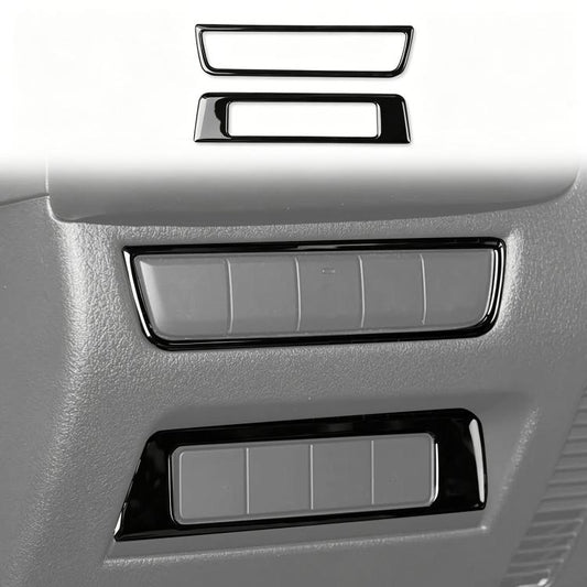 For Mazda CX-50 2022-2024 2pcs/Set Car Headlight Switch Panel Sticker, 2pcs/Set Headlight Switch Panel