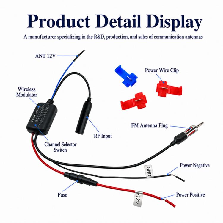 Car Radio Amplified Antenna Audio Selector