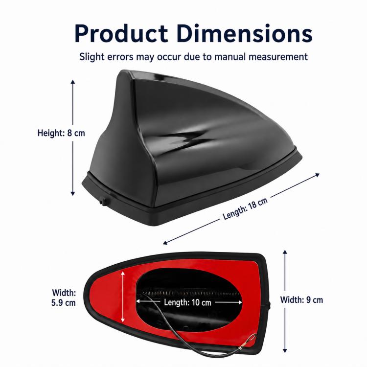 Car Auto Shark Fin Dome Antenna Decoration