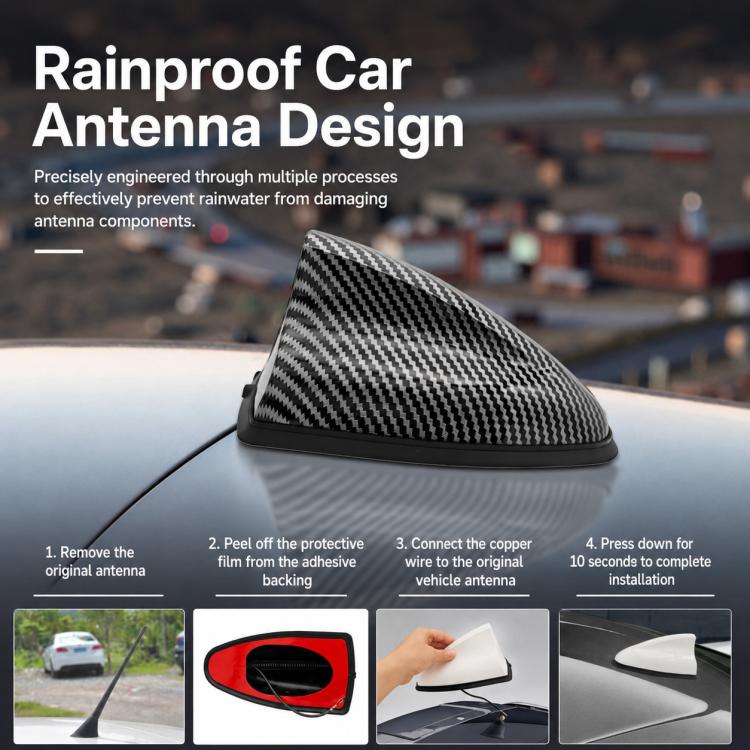 Car Auto Shark Fin Dome Antenna Decoration