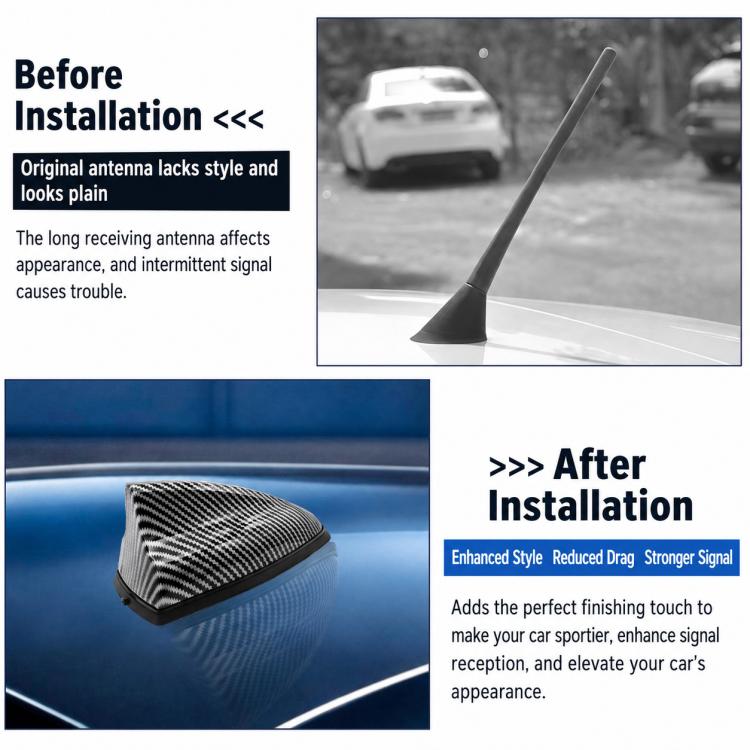 Car Auto Shark Fin Dome Antenna Decoration