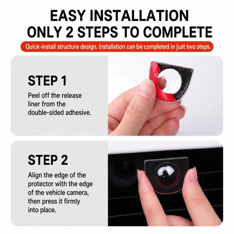 For Tesla Model Y / Y L Front Camera Lens Protective Cover, Protective Cover