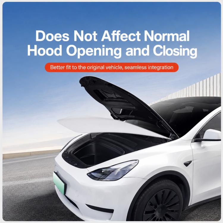 Car Front Hood Gutter Anti-blocking Protective Cover, For Teala Model 3