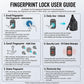 Yesido WB64 Fingerprint Lock Crossbody Bag, WB64