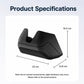 Black car eyeglasses case storage box with size dimensions diagram