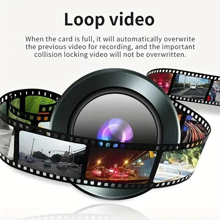 1080P Camera HD Night Vision WiFi Car Dash Cam Driving Recorder, Front+Left+Right, Front + Left + Right + Back
