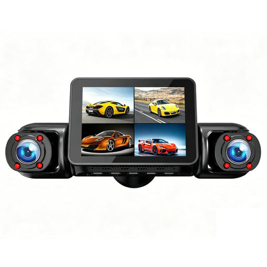 1080P Camera HD Night Vision WiFi Car Dash Cam Driving Recorder, Front+Left+Right, Front + Left + Right + Back