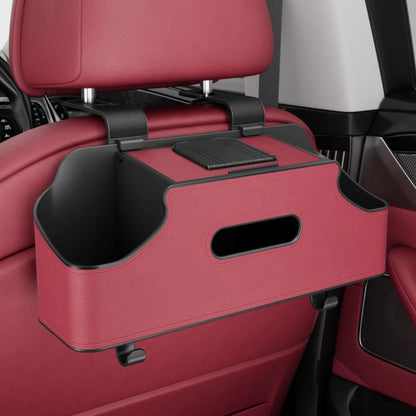 Car Seat Back Hanging Tissue Multifunctional Storage Box Water Cup Holder