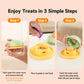 Rotating Slow Feeder Cat Treat Bowl Puzzle Toy