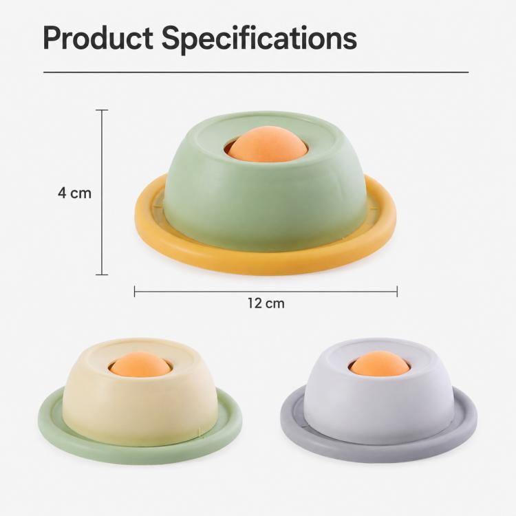 Rotating Slow Feeder Cat Treat Bowl Puzzle Toy