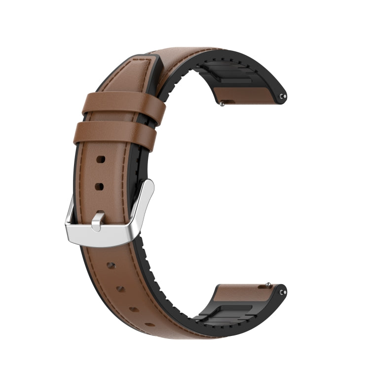 20mm Silicone Leather Replacement Strap Watchband for Samsung Galaxy Watch 3 41mm, For Samsung Galaxy Watch 3 41mm