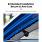 Car Auxiliary Mirror Multifunctional Square Reversing Mirror, Front Row, Back Row