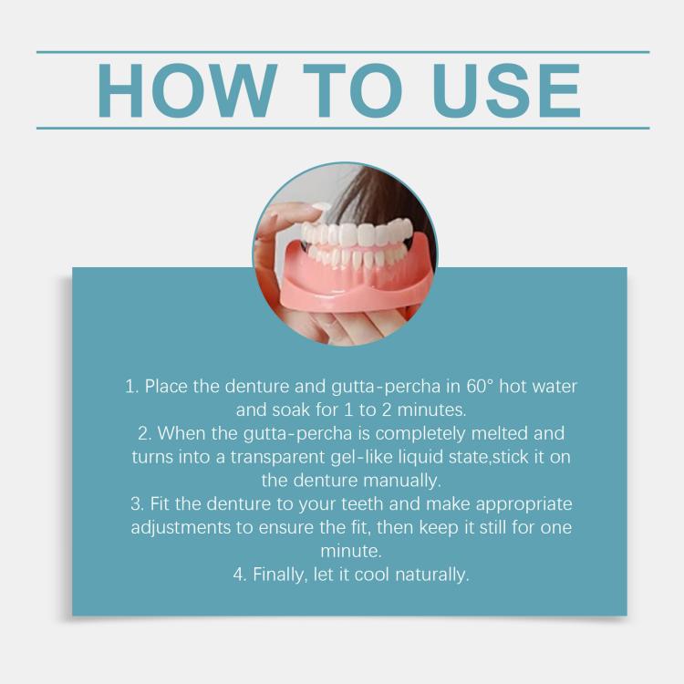ORALHOE Natural Fit Denture Fitting Kit, Denture Fitting Kit
