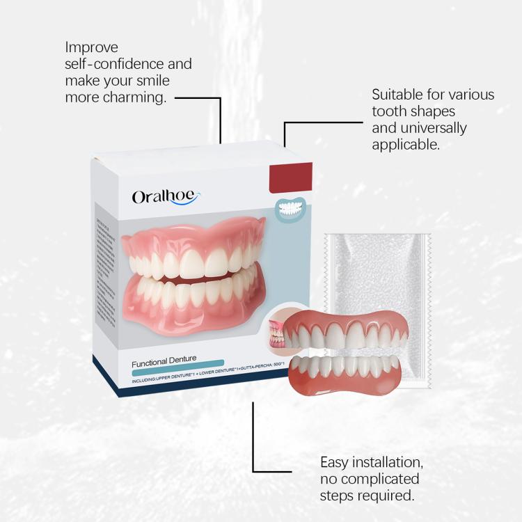 ORALHOE Natural Fit Denture Fitting Kit, Denture Fitting Kit