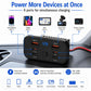 Car Modification Fast Charging USB-C Car Charger with Voltmeter, Multi-Ports