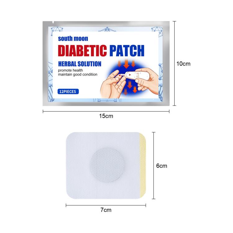 Square white adhesive patch, 7x10 cm; round center mesh texture