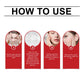 Ximonth microneedle patch how-to-use steps for cleaning, pressing, and removal