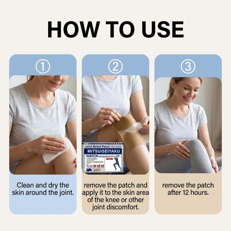 Joint Moisturizing and Skin Care Patches, Joint Care Patches