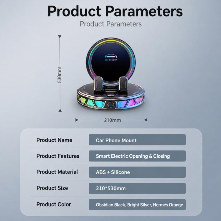 Car Dashboard Automatic Locking Wireless Charger Phone Holder, S32 Pro