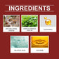 Hydrating care patch ingredients panel with listed components