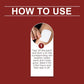 Hydrating care patch how-to use diagram with hands applying a patch