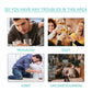 South Moon magnetic bracelet information card with people showing headache and dizziness