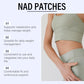 NAD patches benefits panel listing 01 to 04 for metabolism and daily support