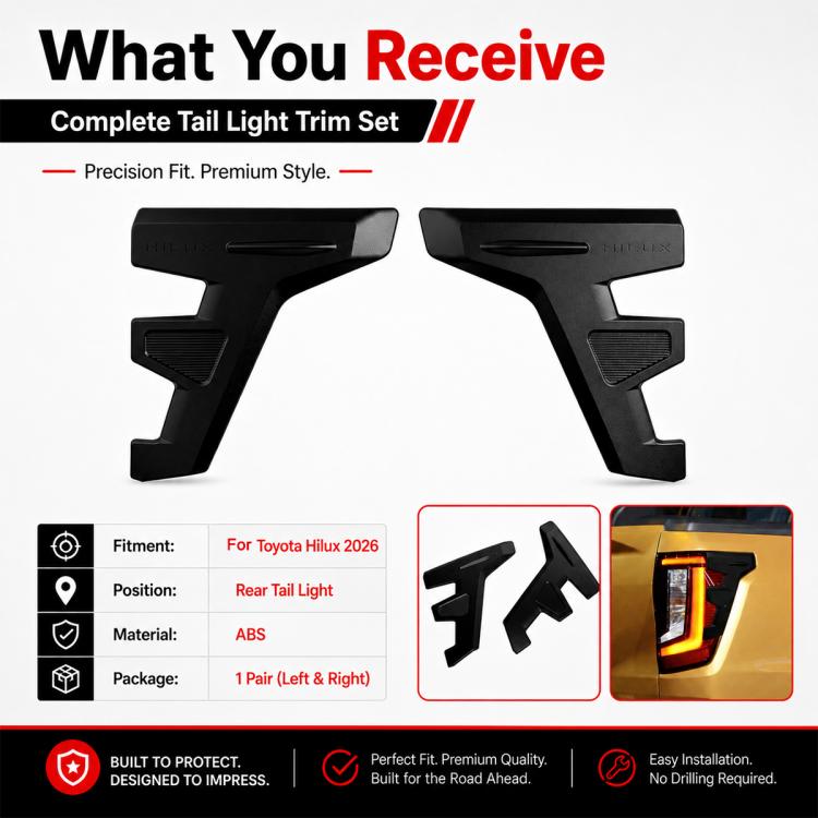 Taillight Trim Frame For Toyota Hilux