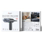 Retail box for cordless duster vacuum cleaner with accessories displayed