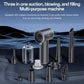 Cordless handheld vacuum with multiple included nozzle attachments