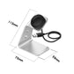 Grey magnetic watch charger stand with USB cable; size 113mm x 75mm x 59mm