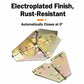 Butterfly-Shaped Folding Metal Hinge Furniture Hardware Accessories, Small, Large
