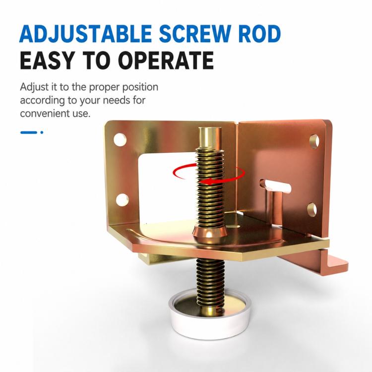 Adjustable Cabinet Leveling Feet, Threaded Lifting Leveler Bracket