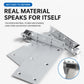Suspended cabinet hanger bracket, galvanized steel mounting plates with long adjustable bar